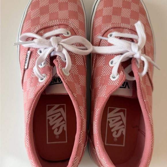 Vans Pink Checkerboard Low-Top Sneakers - Picture 5 of 7
